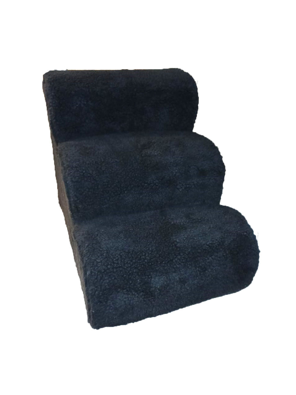 Escada Dubai Pelúcia Carneirinho Estrutura Madeira Resistente Durável 40 Cm