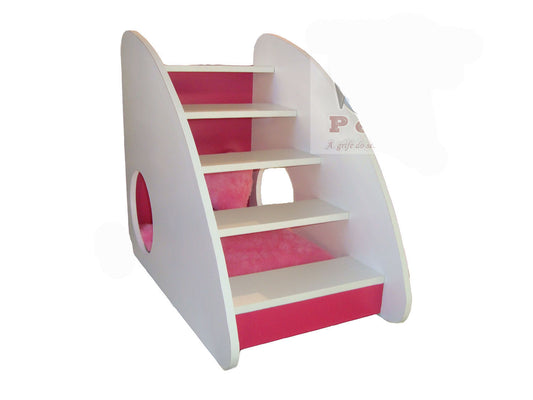Escada King Pets Toca Cama + Brinde Altura 60 Cm Altura Antiderrapante