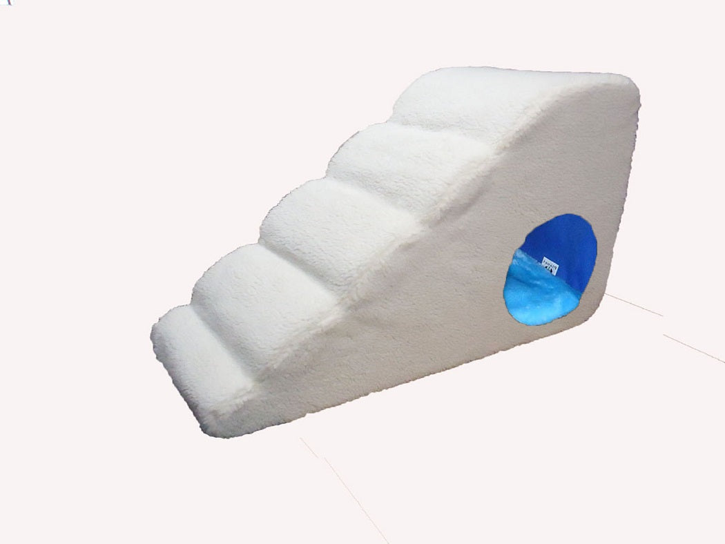 Rampa Cães Com Toca Obesos Idosos Altura 60 Cm Pelúcia