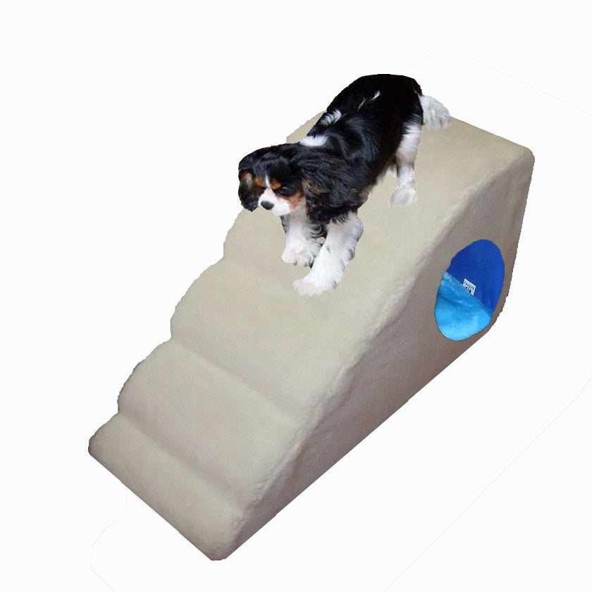 Rampa Cães Com Toca Obesos Idosos Altura 60 Cm Pelúcia